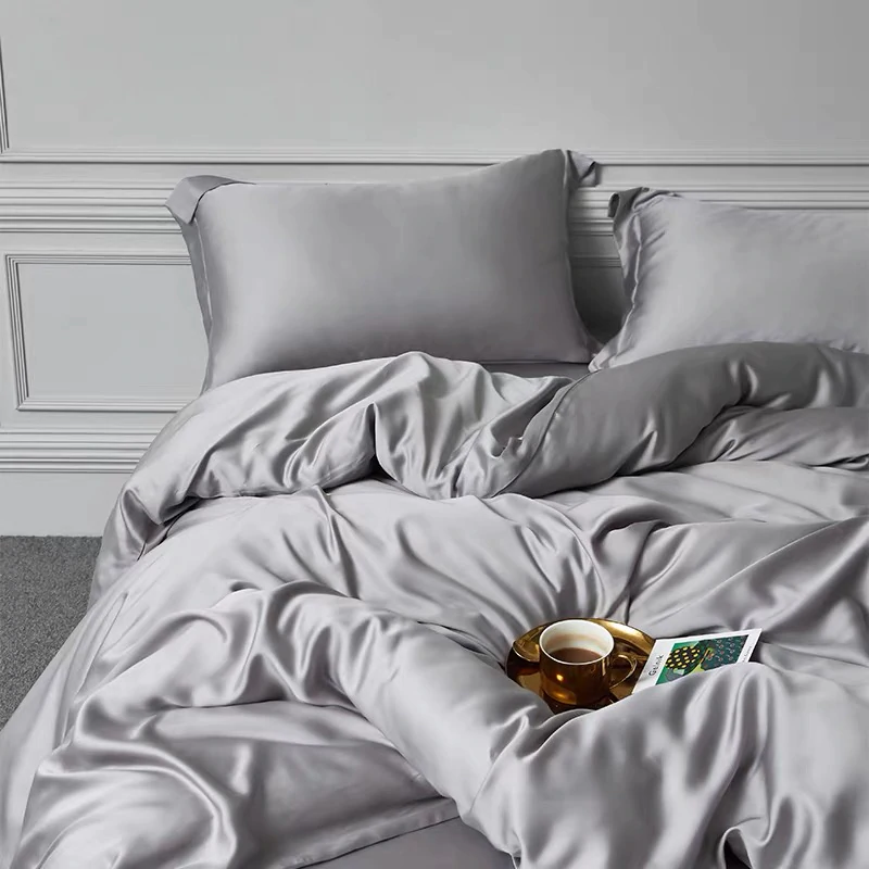 Cocoa Lyocell Double-Sided Bedding Set